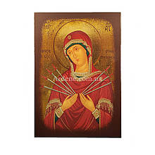 Ікона Божої Матері Семистрільна 14 Х 19 см