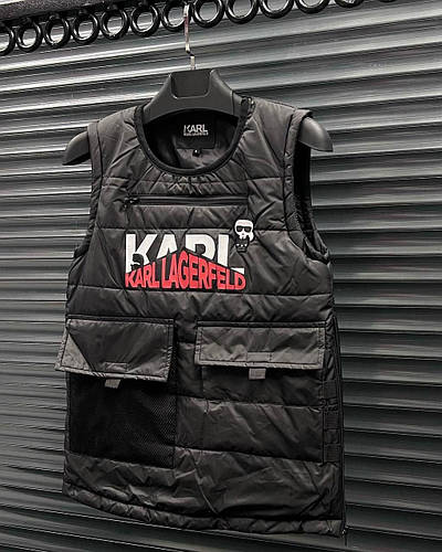 Мужской жилет Karl Lagerfeld CK5388 черный (ID#1763617549), цена: 2499 ...