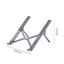 Підставка для ноутбука Ugreen LP451 Foldable Laptop Stand Gray, фото 4