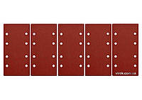 Папір шліфувальний з липучкою YATO: 93 х 187 мм, Р60, до YT-82230, 5 шт [100]