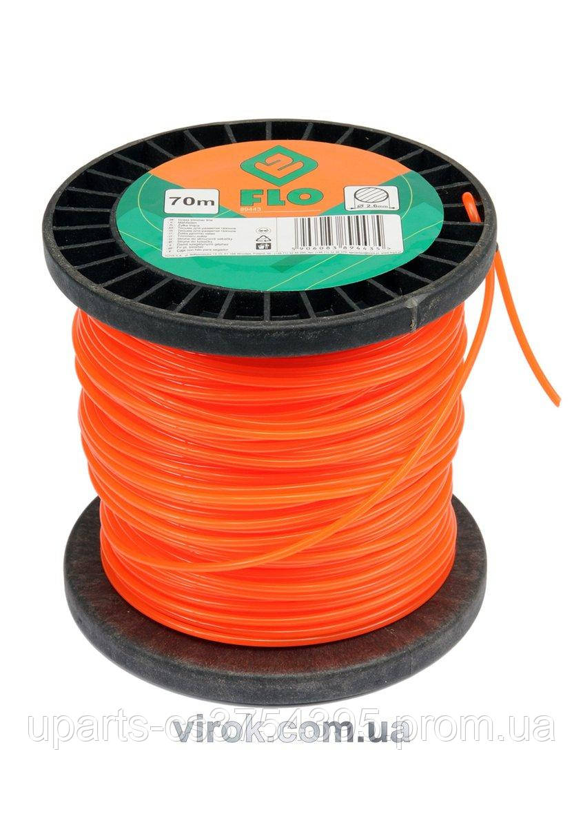 Купить Жилка для тримера квадратна FLO 2,6 мм х 70 м [16], цена 420 ...