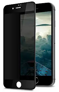 Захисне скло Privacy (Антишпигун) iPhone 6 / 6s Чорне