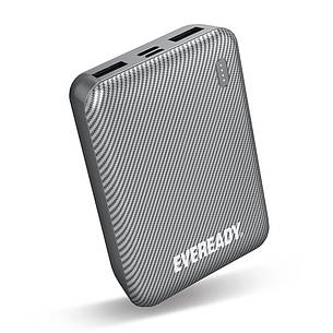 УМБ Power Bank (зовнішній акумулятор) EVEREADY PX10M 10000 мАг Mini Сріблястий (PX10MSL), фото 1