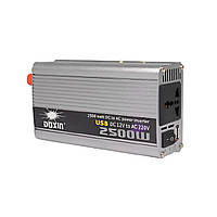 Перетворювач інвертора напруги 2500 Вт Doxin 12/220 V/ Автомобільний інвертор