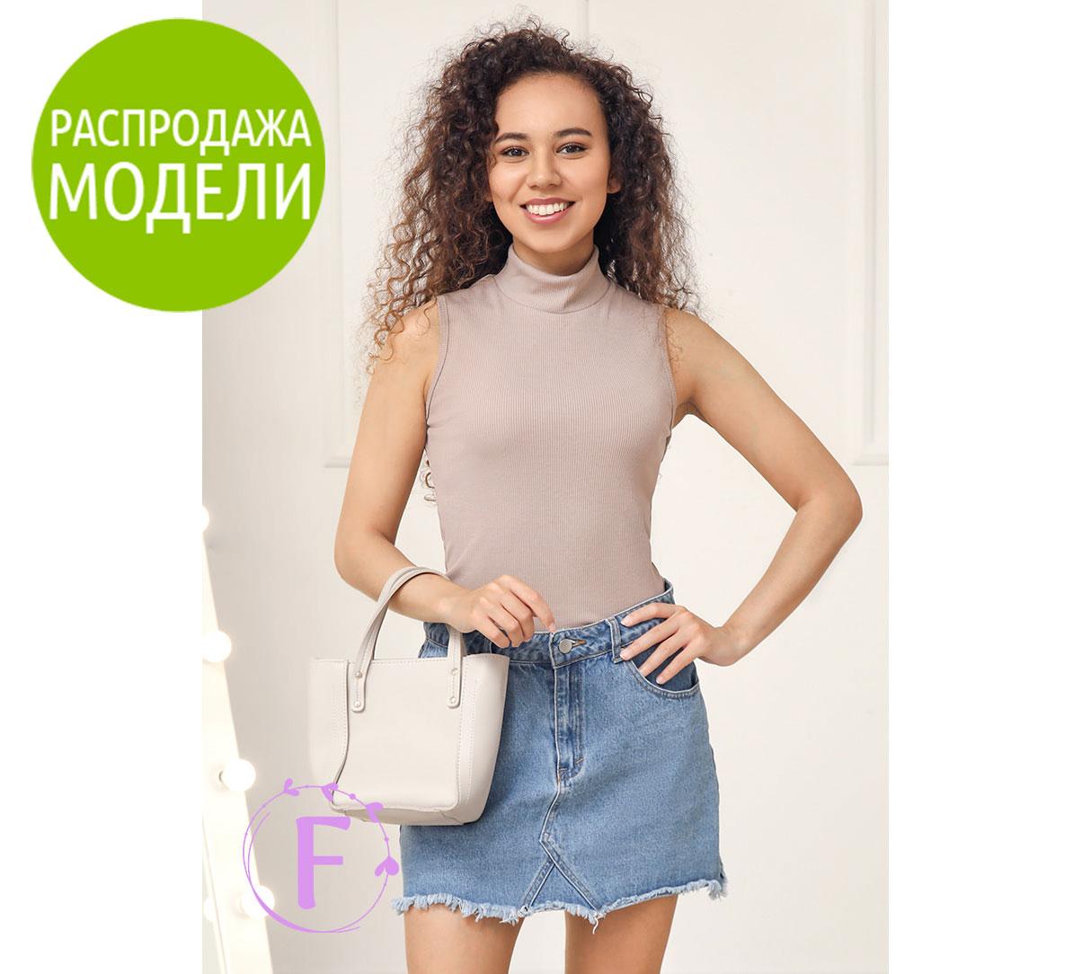 Жіноча майка гольф рубчик "Beauty"| Розпродаж моделі
