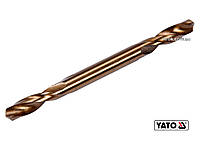 Свердло по металу 2-стороннє, шліфоване YATO : HSS 6542, Ø= 4 мм, l= 55/13 мм [100]