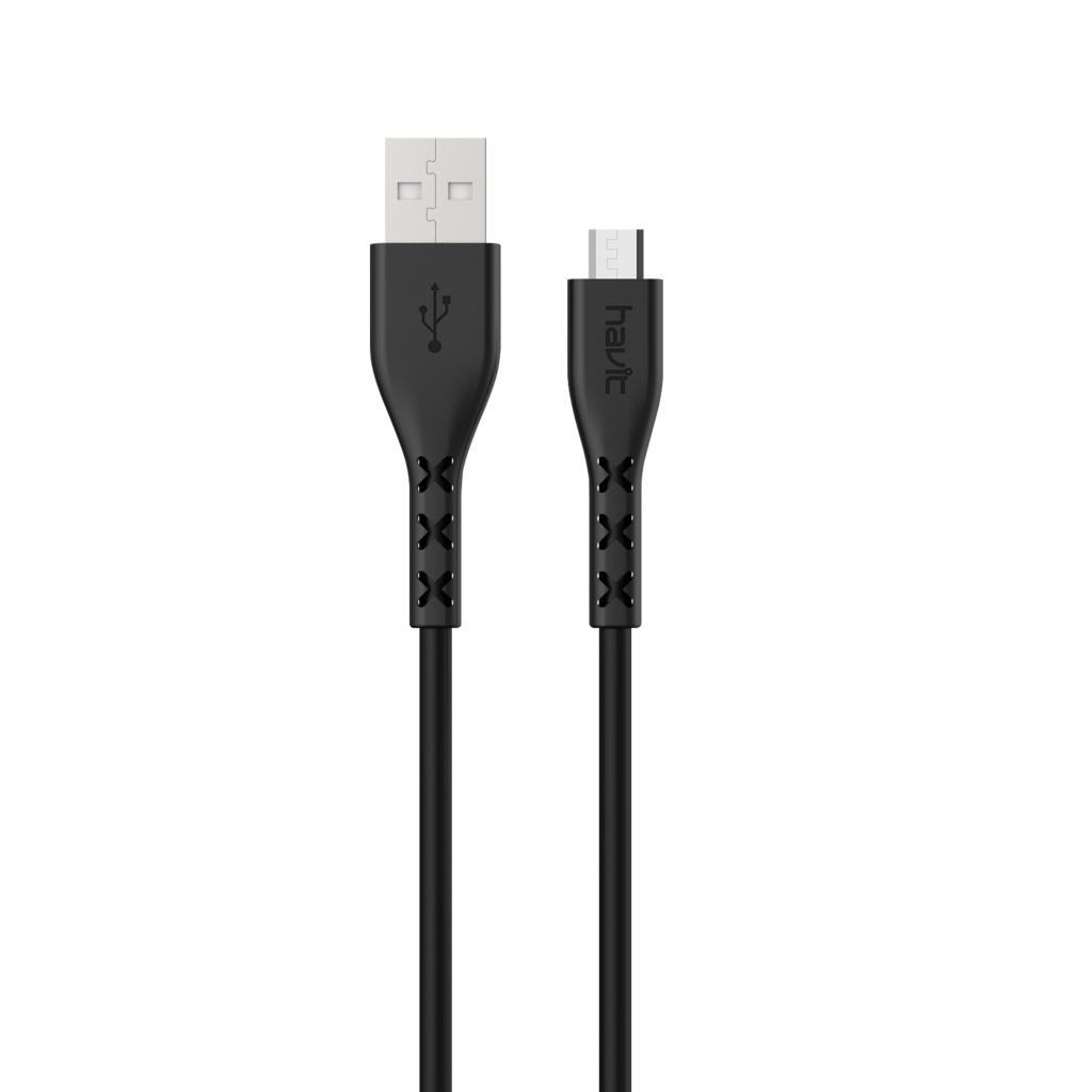 Кабель з'єднувальний зарядний HAVIT HV-H67 USB to Micro USB 1.8 м HV-H67-1.8