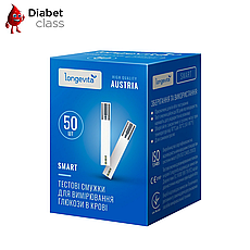 Тест-смужки Лонгевіта Смарт Longevita Smart, 50 шт.