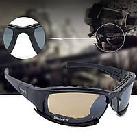 Тактические баллистические очки со сменными линзами Daisy X7