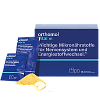 Комплекс витаминов для мужчин (Orthomol Vital M) 15 пакетиков со вкусом апельсина