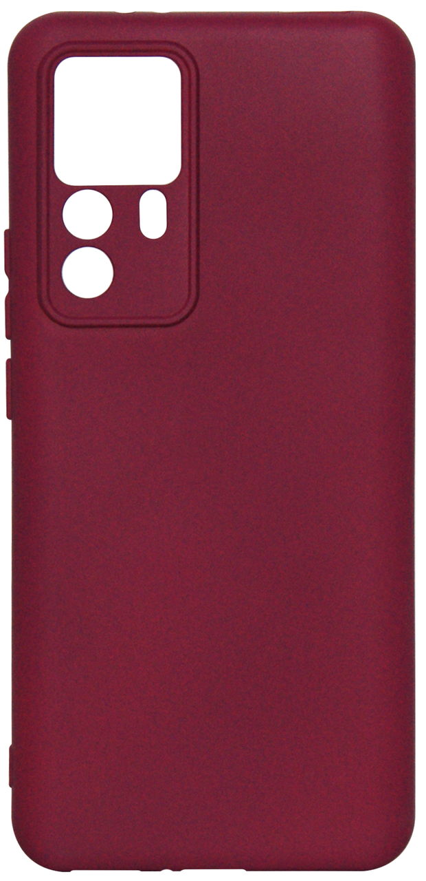 Силікон Xiaomi 12T/12T Pro Silicone Case Бордовий