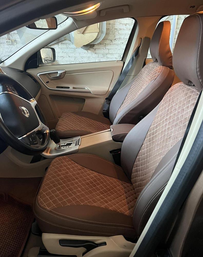 Чохлы Volvo XC60 2008-2017 Алькантара