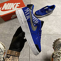 Мужские кроссовки Nike Air Force 1 Low Under Construction Blue, мужские кроссовки найк аир форс 1 лов