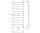 Водяна рушникосушарка Mario Токіо 1200x530/500 білий глянець, фото 2