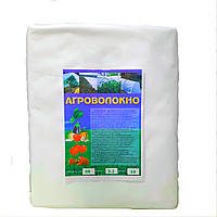 Агроволокно для рослин 17г/м2 1.60м/10м. Біле. Спанбонд.