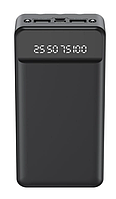 Повербанк (УМБ) XO PR163, 20000 mAh, 2 USB, Type-C, Micro USB, з ліхтариком, (з кабелями Type-C, Micro USB,