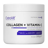 Коллаген с витамином С OstroVit Collagen + Vitamin C 200 g