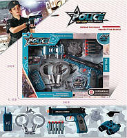Ігровий набір поліцейський із пістолетом і рацією 558-252, 5 патронів на присосках, аксесуари
