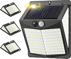 Набір 4 шт. вуличний ліхтар прожектор на сонячній батареї світильник Zunrit