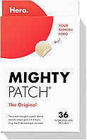 Mighty Patch оригинальный гидроколлоидный пластырь против акне/прыщей, для лица, веганский, не тестировал