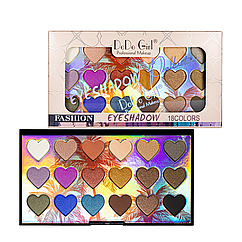 Палетка тіней для повік DoDo Girl Fashion Eyeshadow 18 кольорів