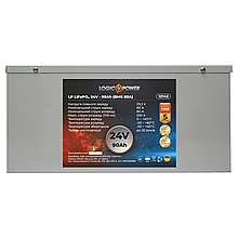 Акумулятор LP LiFePO4 24V (25,6V) - 90 Ah (2304Wh) (BMS 80A) металл
