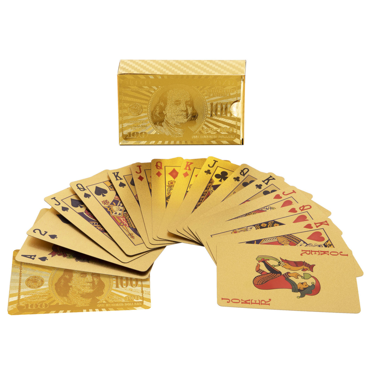 Ігрові картки IG-4566 SP-Sport 100 DOLLAR покерні 54 картки товщина 0.28 мм