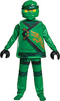 Disguise Deluxe Lloyds Lego Ninjago Costume для детей, Детский костюм ниндзя, Доступный в размерах S, M и