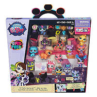 Littlest Pet Shop Party Spectacular Игровой набор из 15 фигурок 15 Pet Friends Figure Pack Hasbro