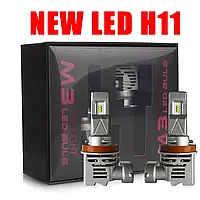 LED лампы H11 штатный размер! М3pro со светодиодами ZEUS. 12-24V 55W 6500k 10000lm