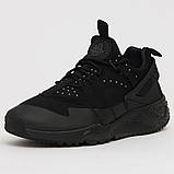 Чоловічі кросівки Nike Air Huarache Utility All Black, фото 7