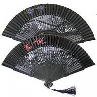 Гарний віял жіночий ажурний із підставкою для віяла