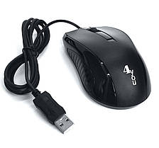 Миша комп'ютерна дротова 4you M1 black (3кн, 1000DPI, 12 міс гарантія), фото 2