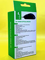 Миша комп'ютерна дротова 4you M1 black (3кн, 1000DPI, 12 міс гарантія), фото 5