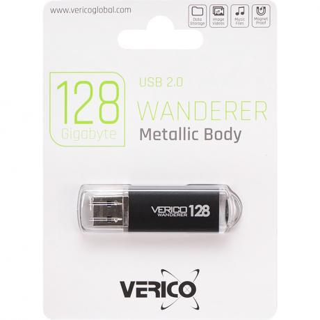 Флешка Verico USB 128Gb Wanderer Black 600791 MZR