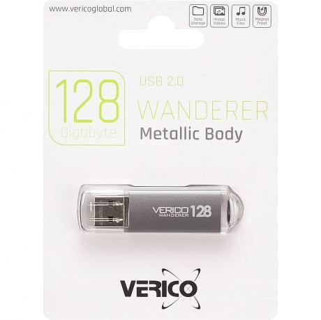 Флешка Verico USB 128Gb Wanderer Gray 600807 MZR