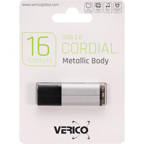 Флешка Verico USB 16Gb Cordial Silver 601293 MZOPT