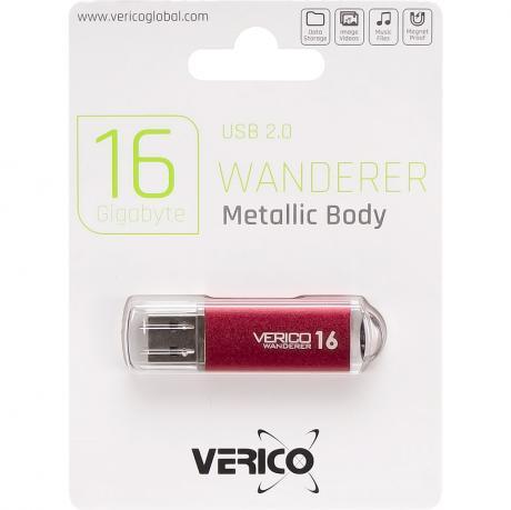 Флешка Verico USB 16Gb Wanderer Red 600654 MZOPT