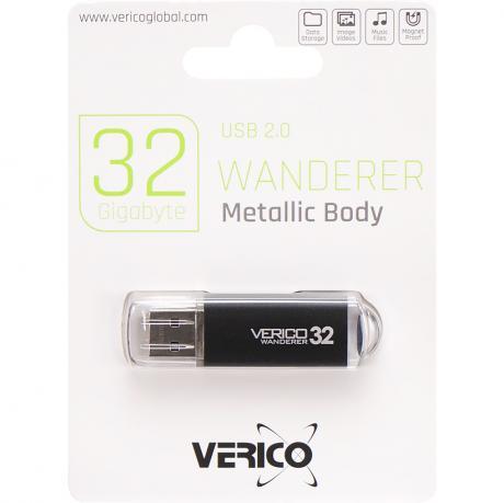 Флешка Verico USB 32Gb Wanderer Black 600678 MZR