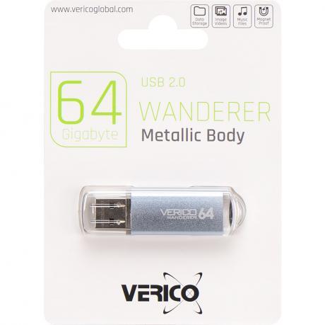 Флешка Verico USB 64Gb Wanderer SkyBlue 600784 MZR