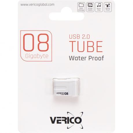 Флешка Verico USB 8Gb Tube White 602306 MZOPT