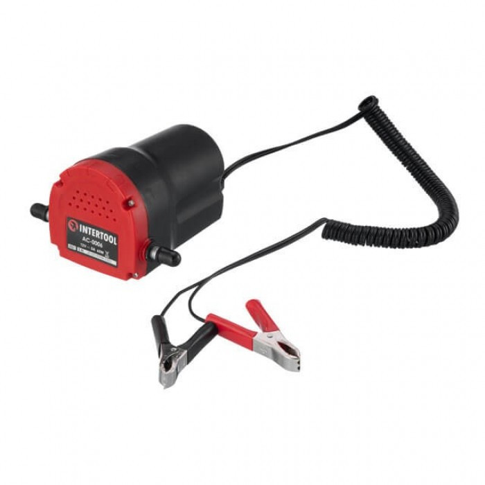 Насос вакуумний 12 В для відкачування оливи та дизельного палива INTERTOOL AC-0006, фото 1