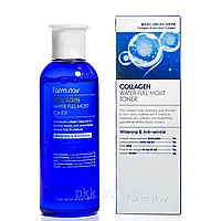 Антивозрастной увлажняющий тонер с коллагеном FarmStay Collagen Water Full Moist Toner 200 ml