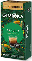 Кава в капсулах Nespresso Gimoka Brasile 100% Arabica ALUMINIUM!