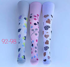 Якісні дитячі колготки для дівчаток розміри 92-98