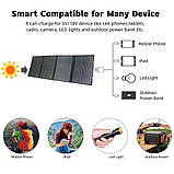 Портативна сонячна панель ANSUN 200Вт сонячний зарядний пристрій USB, фото 8
