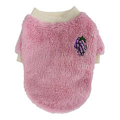 Махровий светр для собак Pet Style "Виноград" Фіолетовий XS