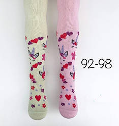 Якісні дитячі колготки для дівчаток розміри 92-98