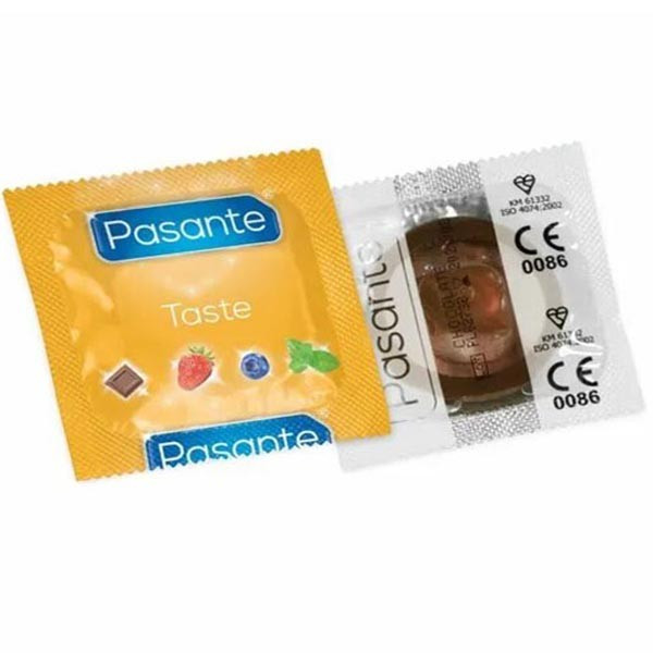 Оральні презервативи зі смаком шоколаду Pasante Chocolate Temptation, 1 шт.