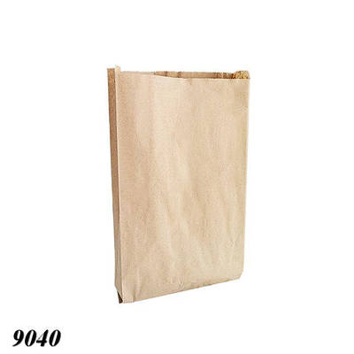 Крафтовий пакет 22.5х39.5 см бурий 50 шт